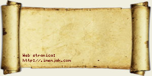 Anđela Bunjevac vizit kartica